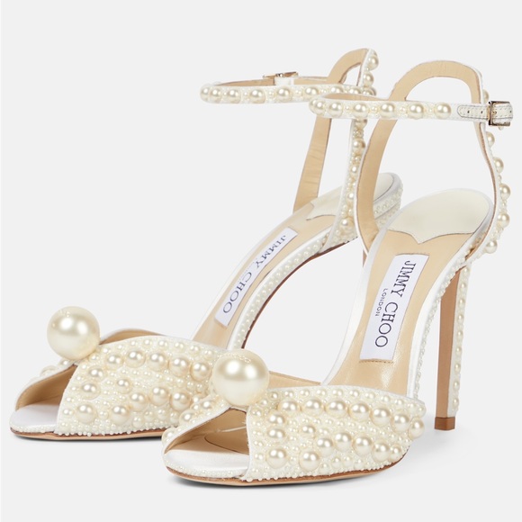 New Jimmy Choo Sacora Pearl Heel - Picture 3 of 10